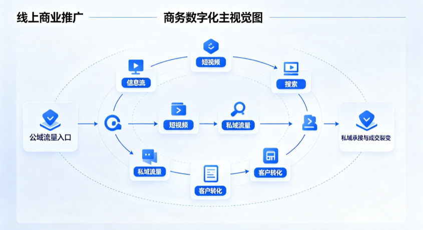 临沭县线上商业推广怎么做？全域流量闭环搭建与低成本转化实战指南